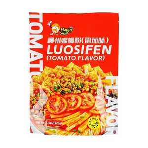 HAOHUANLUO Tomato Flavor Liuzhou River Snail Rice Noodles 220g - Award-Winning Authentic Guangxi Specialty