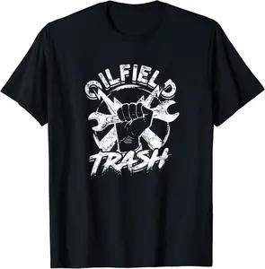 Oilfield Trash - oil rig T-Shirt - Zamayraceles Shop 63B0BQFPBC4N