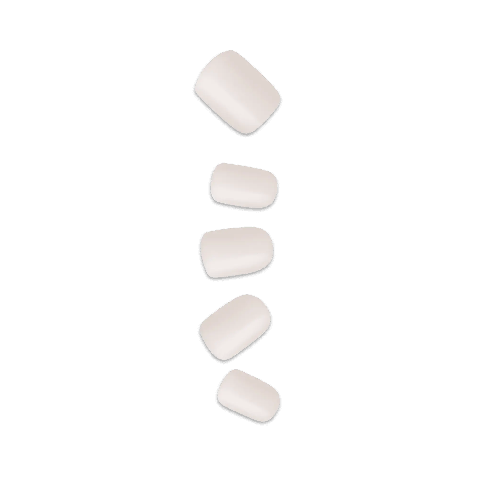 Impress Color No Glue Fake Press On Nails - Point Pink | Solid, Pink, Short, Squoval, Manicure
