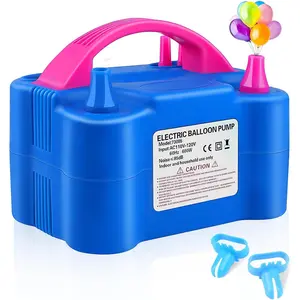Balloon Electric,110V 600W Balloon Blower Inflator Dual Nozzle Air Balloons Inflator for Decoration, Party, Sport,Gifts:2 Balloon Tying Tools