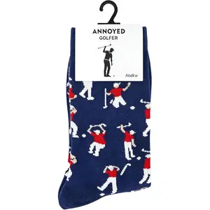 Funny Annoyed Golfer Novelty Socks - Funny Golf Fathers Day Gift for Dad Husband Stepdad