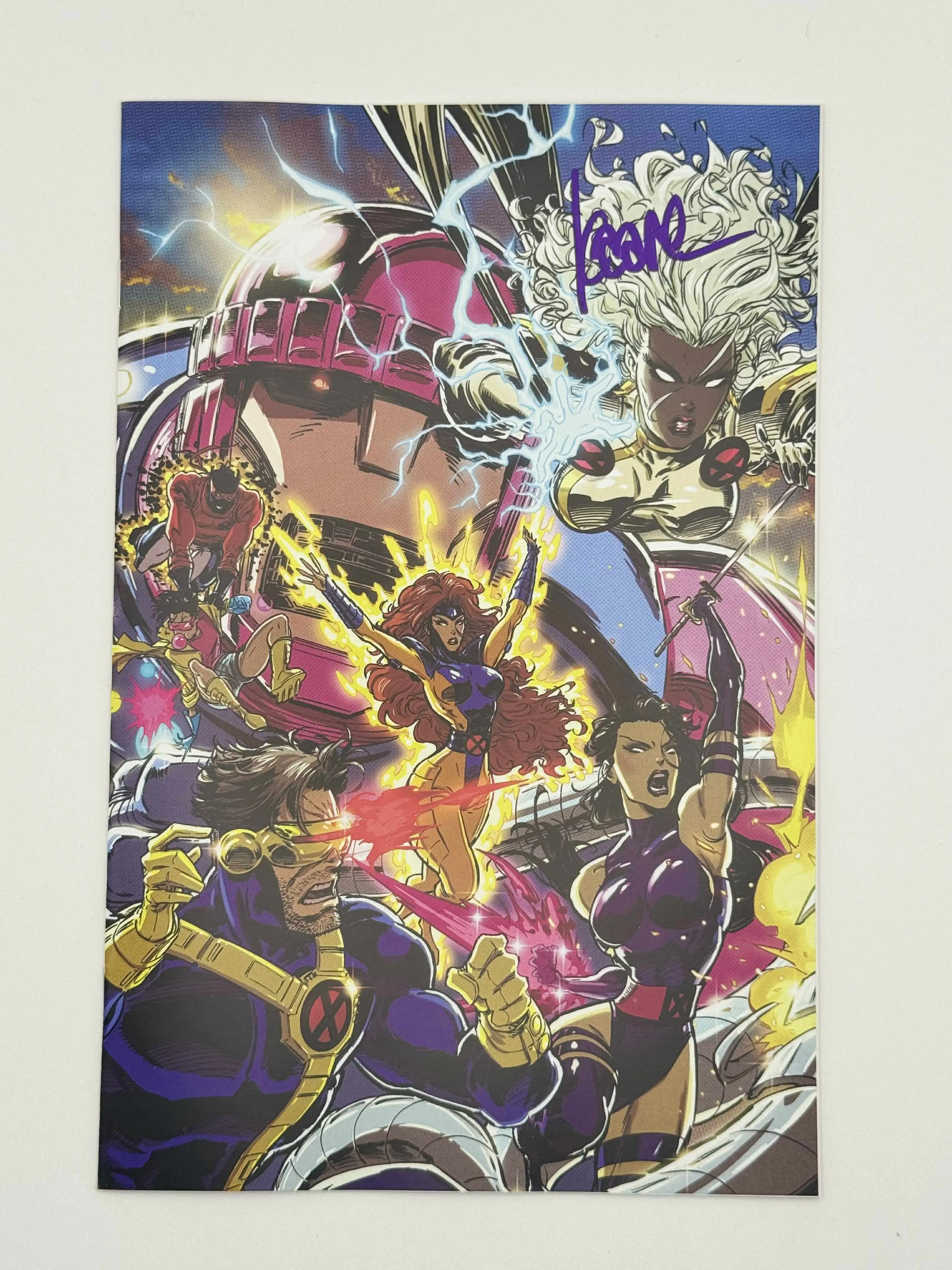 Exceptional X-Men #1 Single Issue Comic Book - Signed by Kaare Andrews, Unknown Comics Exclusive Virgin Variant, 9.2 Near Mint- Modern Age (1992-now) [IN STOCK]