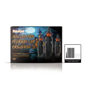 Dowmoo Halloween Pumpkin Witch Decoration Set Halloween Surprise Party Atmosphere Decorative Ornaments Props