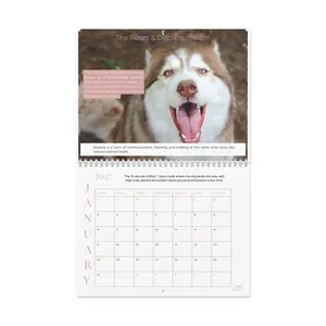 2026-2027 Dog Training & Behavior Calendar
