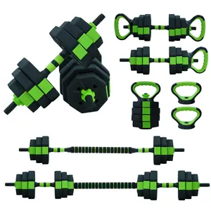 4-in-1 Adjustable Dumbbell Set – 44/66/88 LB Options – Converts to Barbell, Kettlebell & Push-Up Stand – Compact Home Gym Strength Training Equipment for Men & Women