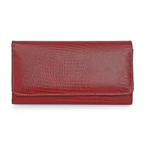 Tamsy Lizard Print Genuine Leather with RFID Wallet