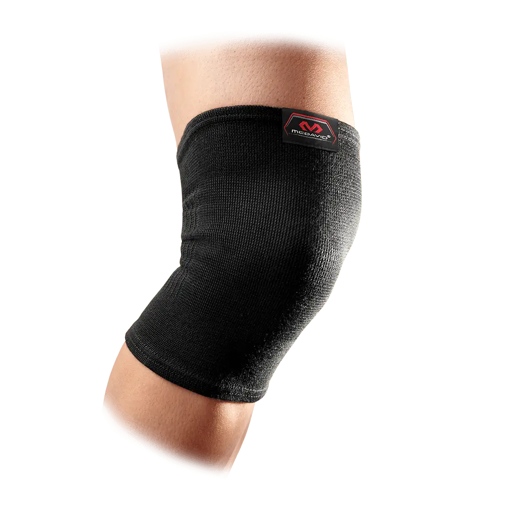 McDavid Knee Sleeve/Elastic - Elastic Construction for Coolness, Minor Support & Pain Relief, Soft Tissue Support, Easy Pull-On Design