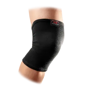McDavid Knee Sleeve/Elastic - Elastic Construction for Coolness, Minor Support & Pain Relief, Soft Tissue Support, Easy Pull-On Design