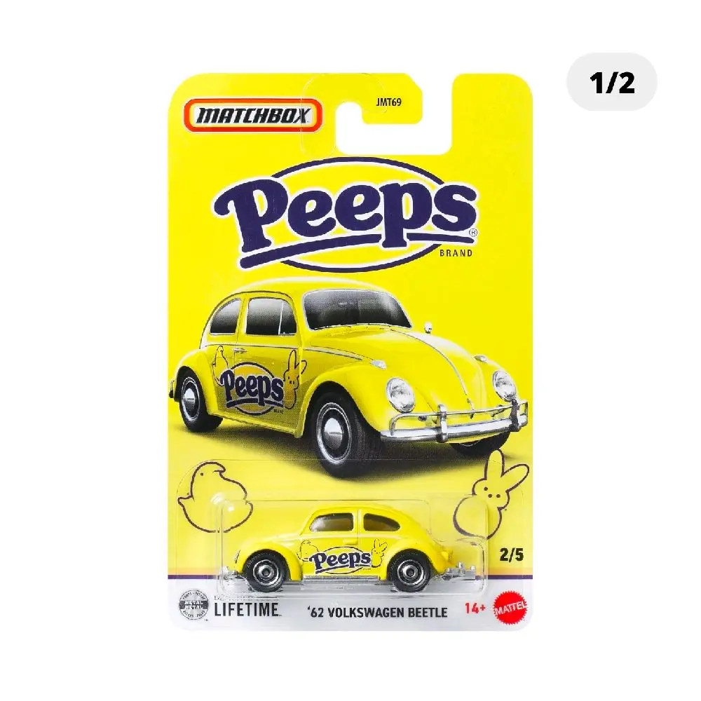 Matchbox - Volkswagen Beetle - Peeps for Easter Day - Easter Day Hunt Toy Model Car Diecast