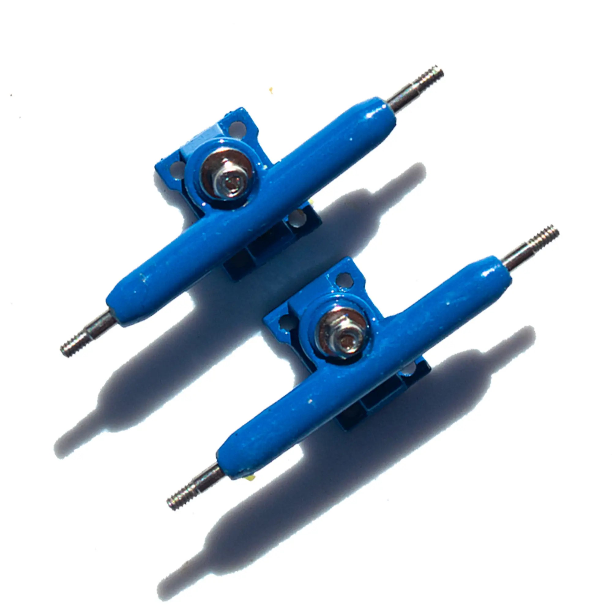 LC BOARDS FINGERBOARD 34MM TRUCKS BLUE PRO SHAPED WITH LOCK NUTS