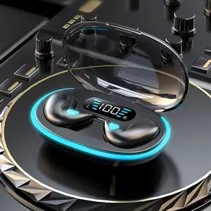 Qianyuanyin X55pro In-Ear Headphones Compact Portable with Hidden Button Anti-Mistouch LED Light Shell for Immersive Sleep Experience Mini Wireless Sleep Aid Earbuds bluetooth i Stereo TWS Bluetooth Sport open  ear  freedom Audio tiktokshopcreatorpicks