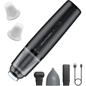 Handheld Vacuum Cordless,  Vacuum Cleaner Portable with HEPA Filter, 2 Suction Modes, Mini Hand Held Vacuum Rechargeable for , , , Office, Keyboards(Black)