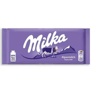 Milka Alpine Milk Chocolate Bars - Large: 16-Piece Box