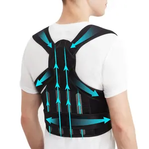 Adjustable back support posture correction belt, male and female waist support and shoulder support, can improve scoliosis and relieve pain in the upper and lower back