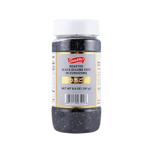SHIRAKIKU Toasted Black Sesame Seeds 241g - Ready to Eat, Baking, Desserts, Salads - Japanese Ingredient