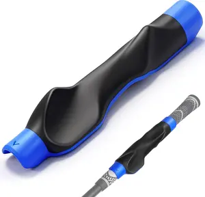 Golf Grip Trainer – Swing Trainer & Practice Grip Corrector for Proper Hand Position, Muscle Memory & Consistent Swings – Non-Slip, Easy Install, Fits Most Clubs – Great Golf Gift for Men & Dads