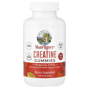 MaryRuth's Creatine Gummies, Tangerine Citrus, 90 Gummies