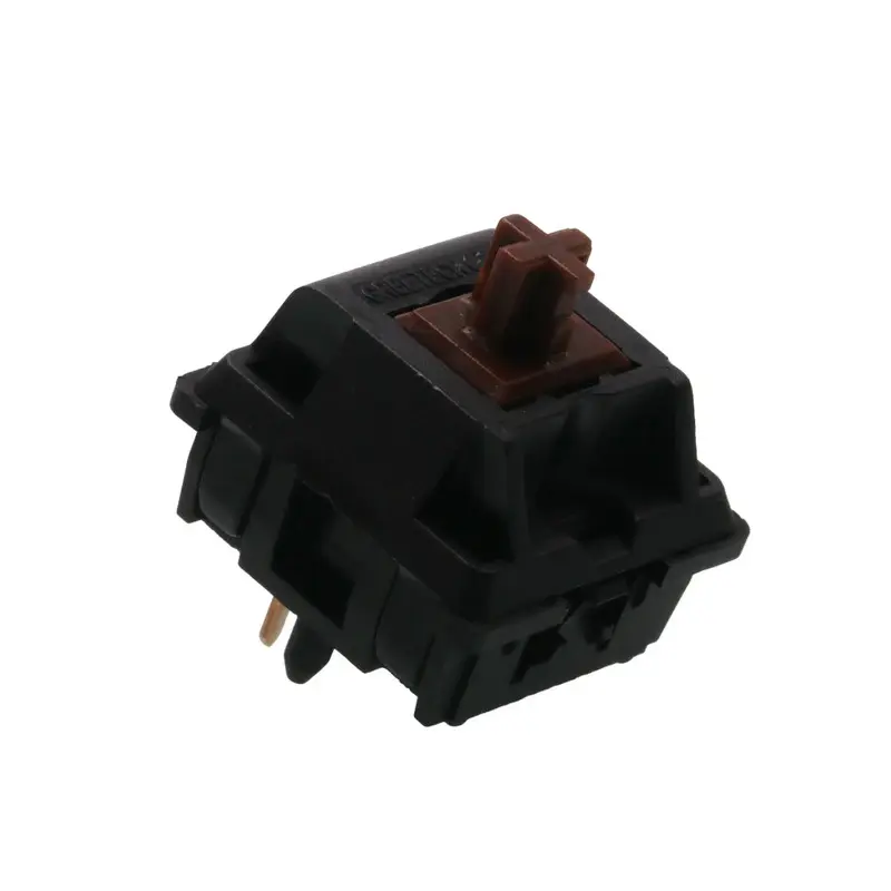 Greetech OG Brown Tactile Switches 45g Pre Lubed 5 Pin HotSwap POM Stem for MX Mechanical Keyboards Smooth Linear Actuation