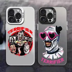 Movie T-Terrifier Phone Case FUNDA for iPhone 17 ProMax 16 15 14 13 12 11 Plus Pro 16e 17e & Samsung Galaxy S26 S25 S24 S23 S22 FE Ultra Plus EDGE Shockproof protection PC Transparent soft tpu Cover