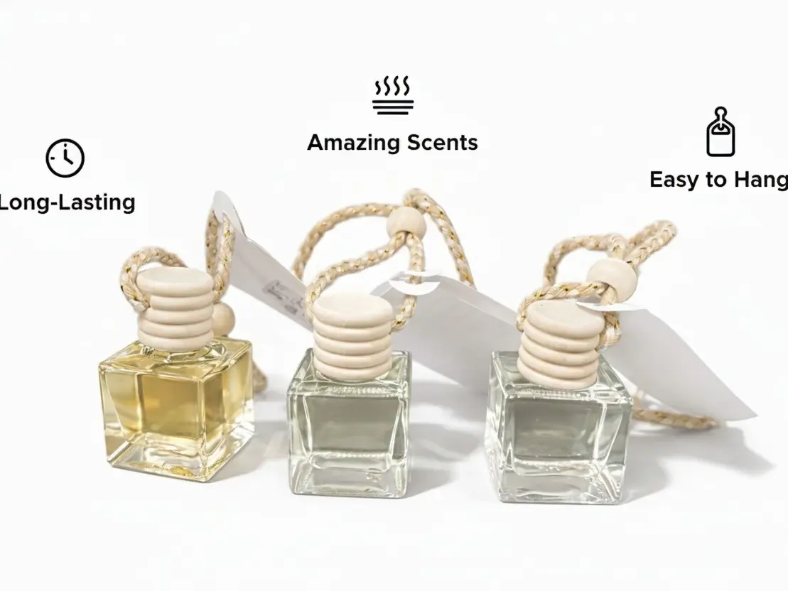 Car Hanging Essential Oil Diffuser All Natural Freshener with Amazing Scents Easy to Hang for Superior Driving Experience