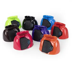 Shires ARMA Smooth Gloss Bell Boot Durable Design with Secure Fit and Easy Grip Straps for Horse Over Reach Protection