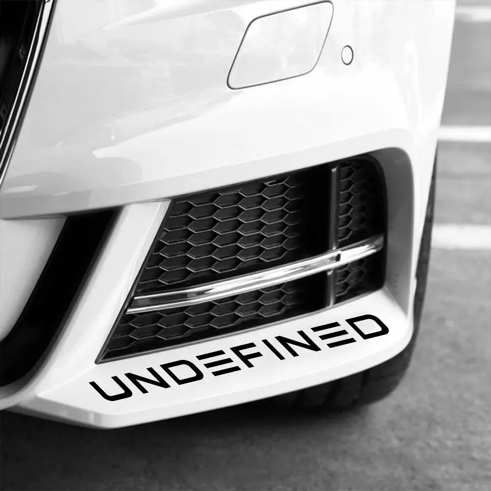 2026 New Four Sizes UNDEFINED Car Stickers Styling Car Body Window Windshield Bumper Motorcycle Decor Vinyl Film Decal Auto Accessories For your Cars