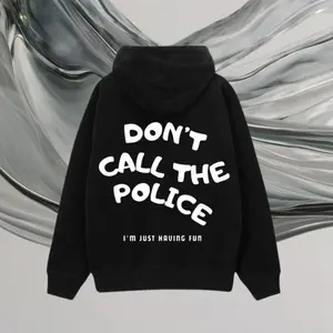 Autumn and winter Dont Call The Police Hoodie Motorcycle Hoodie - Casual Hoodie for Men and Women - Soft Cotton Comfortable Everyday Wear sweatshir Cotton Graphic Tees Sweatshirt Hoodie