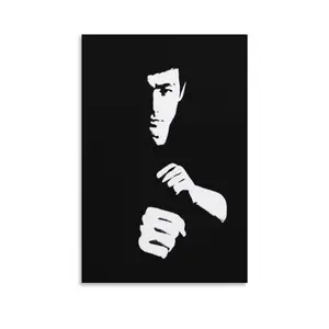 Bruce Lee Poster Picture Canvas Wall Art Print Home Room Decor