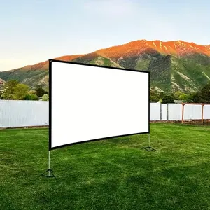 Portable Hd Projection Screen 100 Inch/120 Inch - Foldable, Wrinkle-Free for Home Theater & Outdoor Use Portable Projector Screen