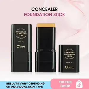 OCHEAL Moisturizing Full Coverage Foundation Stick - Waterproof & Long-Lasting Concealer for Flawless Makeup