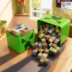 Magnetic Building Blocks Set, 100/150/200 Pcs, Unisex Design, Ideal for Ages 4+, Perfect for Creative Play, Great Gift Choice, Magnetic Construction Set