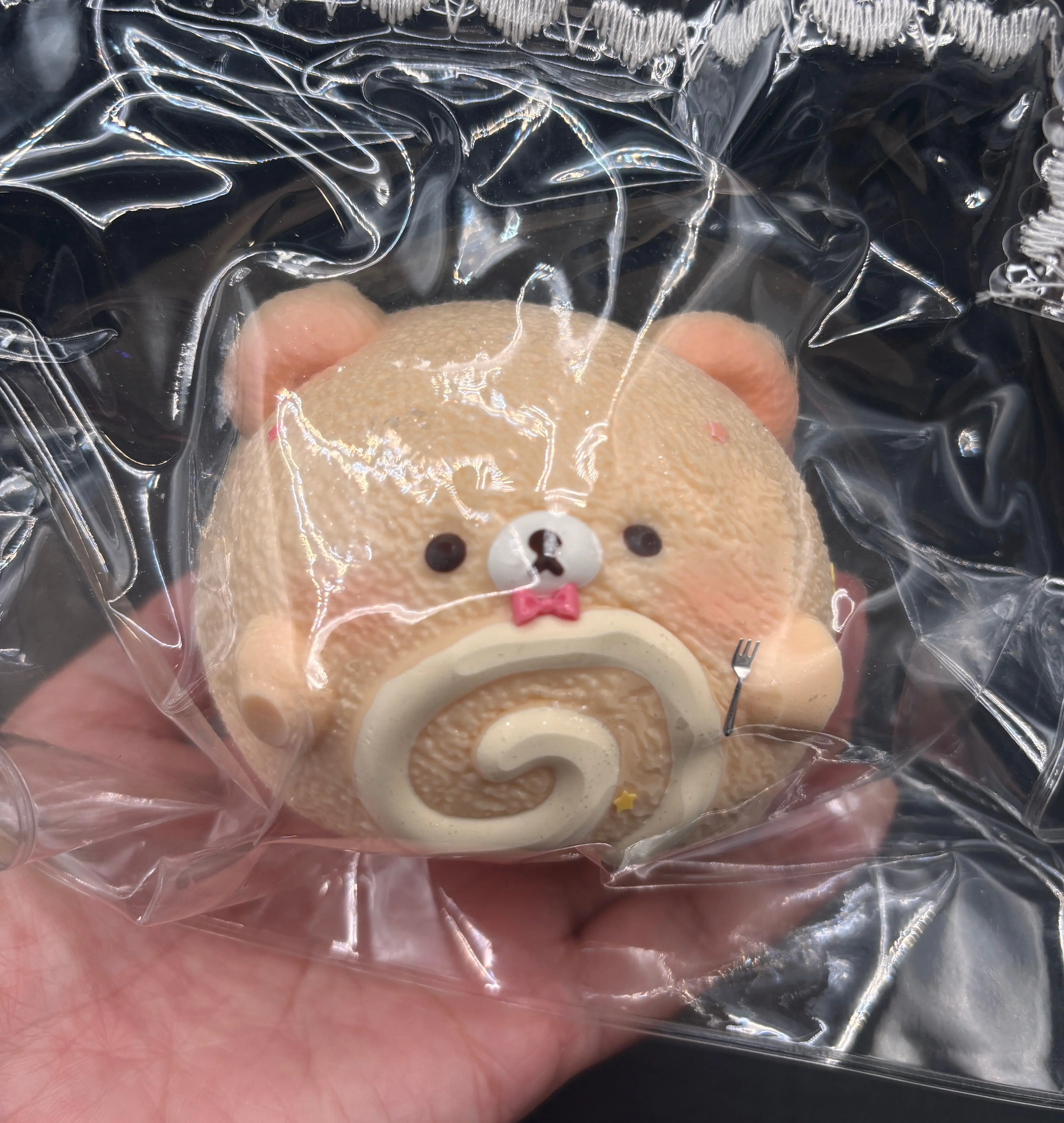 Large cute frozen butter bun  taba squishy