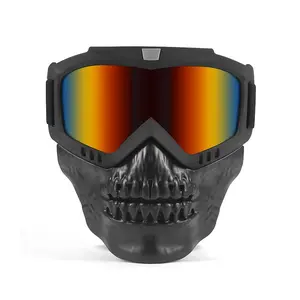Skull-themed face mask, Skeleton Mask, Party Face Masks, Party Props - durable plastic drawstring closure, suitable for outdoor activities, themed parties, cosplay events, Halloween costumes and decorations, Party Accessories