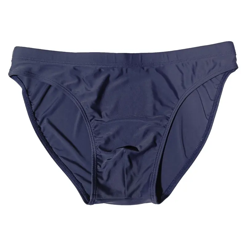 Men's Solid Color Low Waist Brief, Sporty Active Breathable Comfortable Swimwear Brief, Men's Swimwear for All Seasons Swimming Clothing Clothes