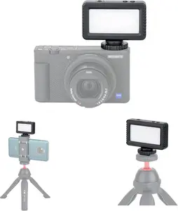 Mini LED Video Light for  ZV-E10 II ZVE10 ZV-1F ZV1F ZV-1 II ZV1  PowerShot V1 EOS R50 V & More Cameras, Flash Attachment Accessories for Vlog  Record, Portable Rechargeable