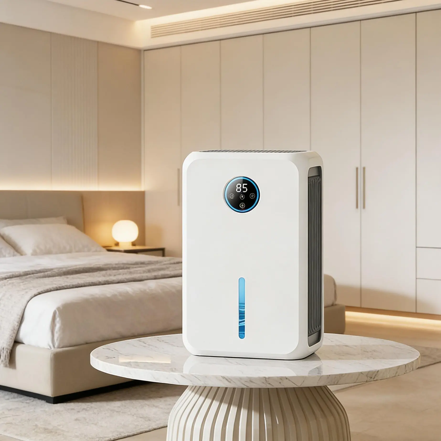Dehumidifier for Room for Home, LED display screen, Quiet with Auto Shut Off, ldeal for Bathroom &Basement with Auto-Comfort Mode, Thermal OverloadProtection