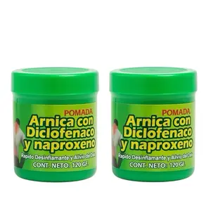 (Pack of 2) Viral Pomada Version Arnica Pomada muscular 120g - Arnica Massage Balm – 120g | Soothing Full-Body Care Cosmetic Pomada