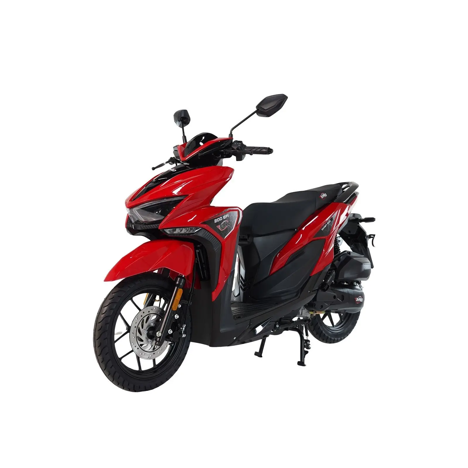 X-PRO Tinian 200 EFI Scooter with CVT Transmission, 14" Alloy Wheels, LED Lights!