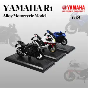 1:18 Motorcycle Model with Base, Collectible Room Decoration Toy, Perfect Gift for Men and Women, Birthday and Valentine's Day Present
