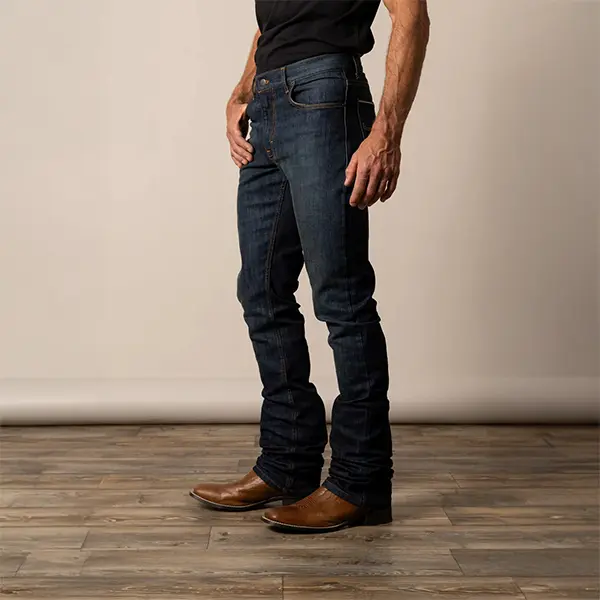 Kimes Ranch Men's Roger Low Rise Slim Fit Bootcut Jeans 	MJE0000009-BL001