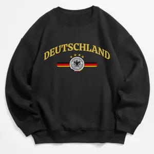 Germany National Team Sweatshirt, Deutschland Soccer Sweater-Deutschland Crewneck Pullover