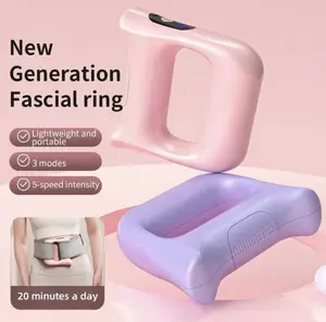 outdoor fitness equipment Fascial ring trainer with five adjustable gears and three modes, equipped with Velcro straps, vibration relaxation, and full body training