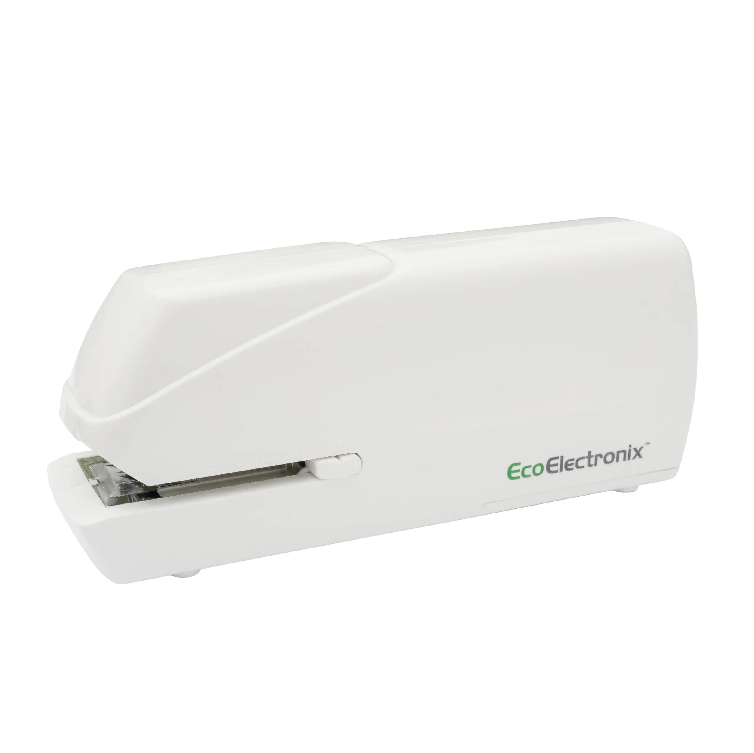 EcoElectronix Portable Automatic Electric Stapler Pro 30-Sheet Capacity Jam-Free Quiet Operation AC Adapter Battery Powered Black
