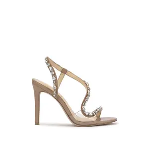Jaycin High Heel Sandals in Chai Latte - Comfortable Summer Footwear for Women, Ideal for Walking and Nail Decor