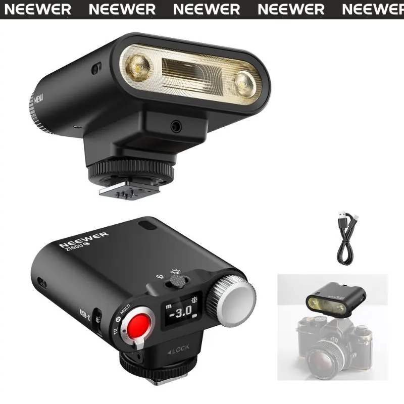 NEEWER Z160U Mini Camera Flash Speedlite for Canon/Nikon/Sony, Ultra Compact Portable Flash, Lightweight Pocket Size for Travel & Daily Photography tiktokshopbacktoschool