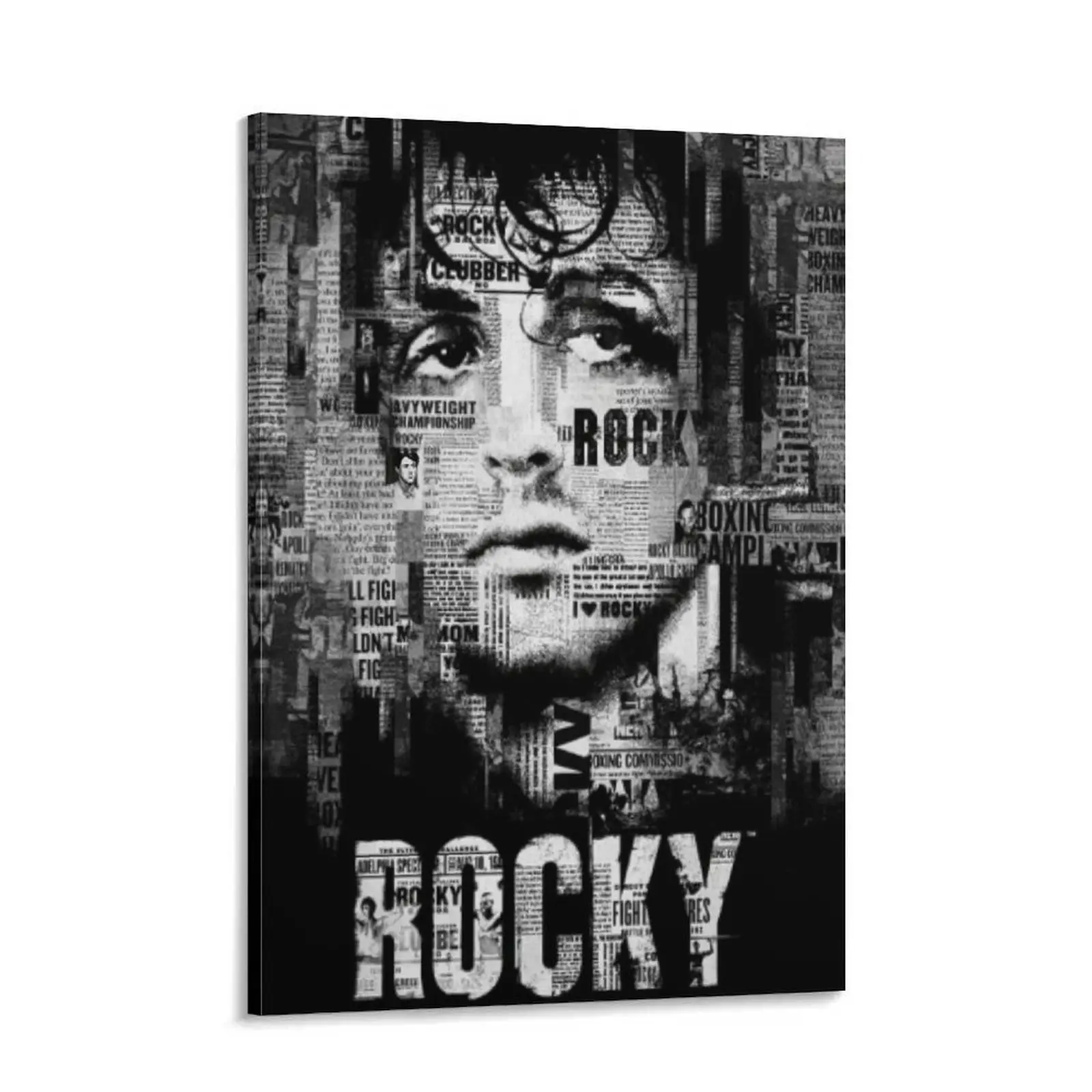 Rocky Boxing Movie Poster - Sylvester Stallone Rocky Balboa Print, 20x30inch(50x75cm) 24x36inch(60x90cm) Various Sizes Bright Colors, Vintage Retro Artistic Wall Decoration, Eclectic Minimalist Room Decor Gift, Home Decor, Bathroom