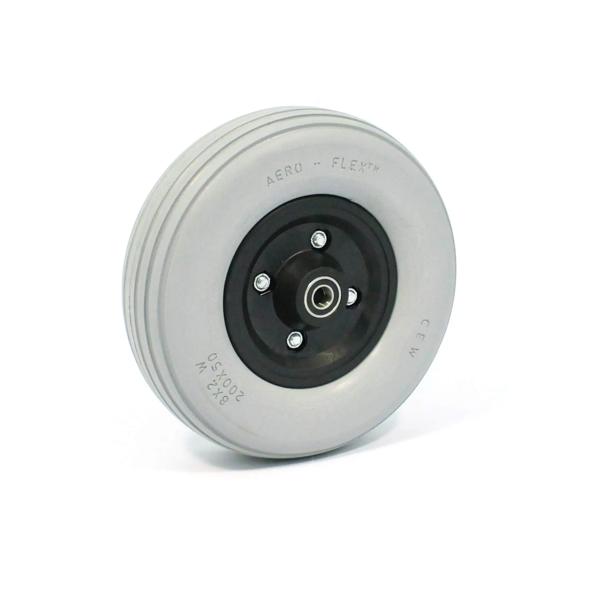 Invacare Semi-Pneumatic Wheelchair Caster Wheel 8" x 2-1/4" Durable Mobility Accessory