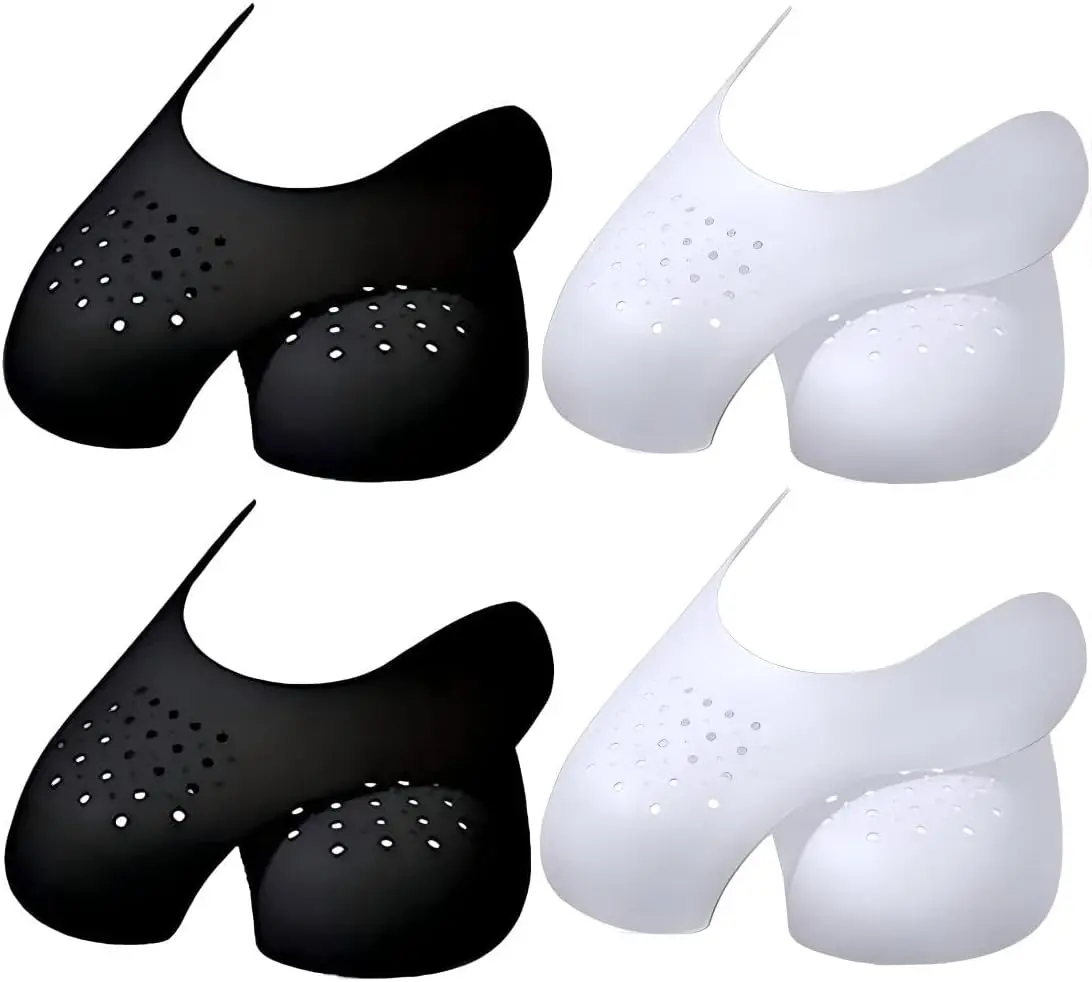 4 Pairs Shoe Creases Protector, Prevent Sneaker Shoes Crease Protector for Men's 7-12 Women's 5-9