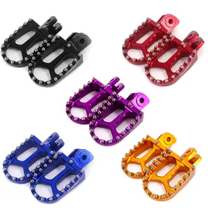 KKE Footpegs Billet Foot Pegs for SurRon Light Bee 2019-2024 & Segway X160/X260 Enhanced Stability & Durability Anodized Colors