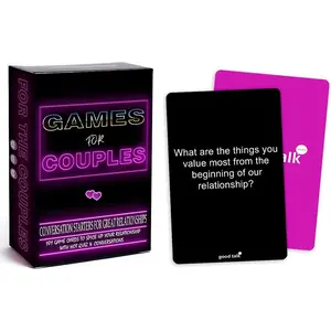 Valentines Day Gifts for Him Her, Couples Games, Conversation Starter Questions for Great Relationships - Fun Dating Cards Game, to Explore & Deepen Connections with Your Partner